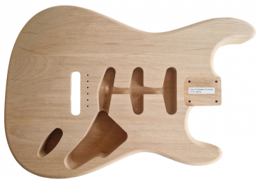-Parts Of Sweden- S-62 body 3P Alder 1.69 kg