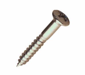 Skruv Stallmontering 3.5X25 5 st Nickel