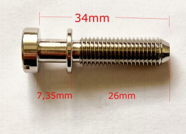 Faber Vintage style tailpiece studs, Inch, Gold