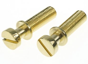 Faber Vintage style tailpiece studs, Inch, Gold