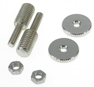 Faber M8 Bridge Stud/Adapter, Nickel