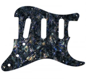 Plektrumskydd Strata USA Black Abalone SSS 3L