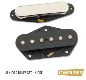 Tonerider Alnico 2 Blues Tele Set Nickel