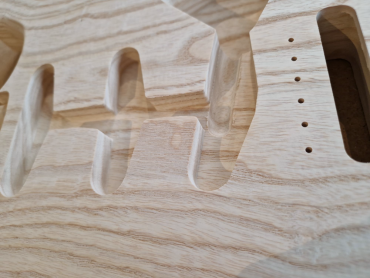 -Parts Of Sweden- S-62 body 1P Swamp Ash 1.53 kg