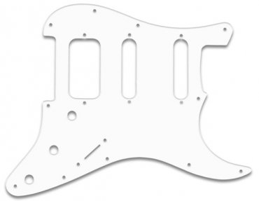 Pickguard USA  White HSS Lonestar