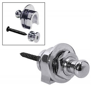 Boston Strap Locks. Set om 2. Krom