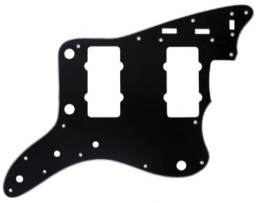 Hosco Jazz Master Pick Guard Black