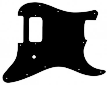 Pickguard USA black 3PLY 1HB exposed coil