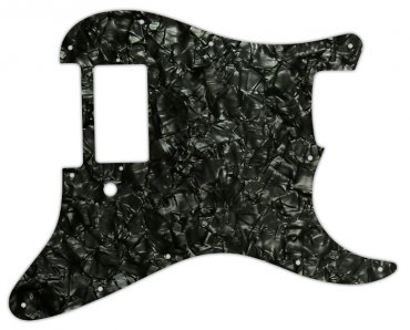 Pickguard USA Black Pearl 3PLY 1HB