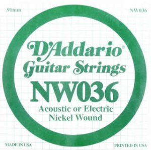 D'Addario NW036W elgitarrstr�ng