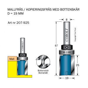 Mallfr�s H�rdmetall D19 L25
