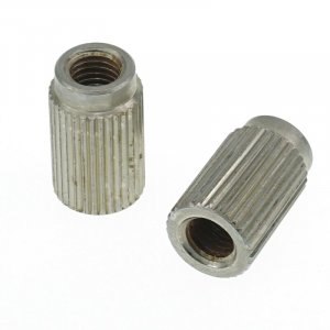 Faber 5/16-24 Inch Tailpiece Inserts (pair) Steel, aged nickel