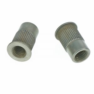 Faber 8mm metric Tailpiece Inserts (pair) Steel, aged nickel