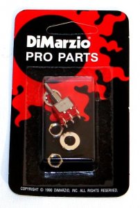 DiMarzio Miniswitch 2-pol krom ON-OFF-ON