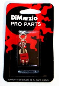 DiMarzio Miniswitch 2-pol krom ON-ON-ON