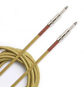 D'Addario Instrumentkabel 3m Braided Tweed