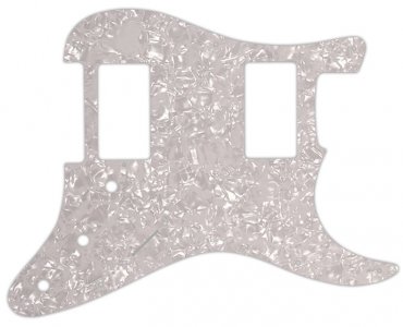 Pickguard USA White Pearl 3PLY HH