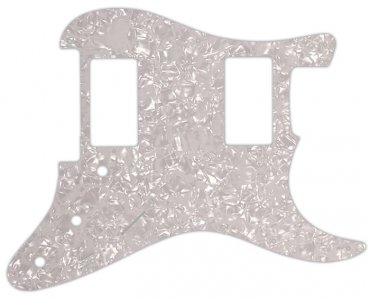 Pickguard USA White Pearl 3PLY HH Floyd