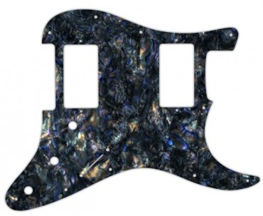 Pickguard USA Black Abalone 3PLY HH