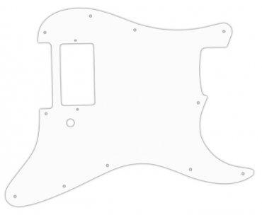 Pickguard USA White 3PLY 1HB