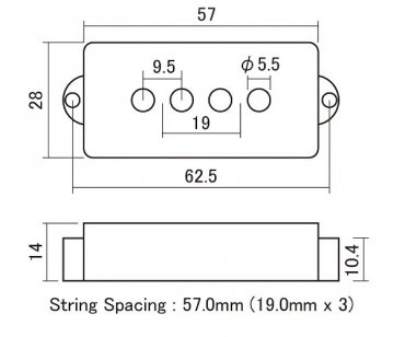 Pickup cover PB Black