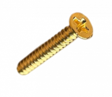 Skruv Humbuckram 16 mm USA Guld