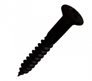 Skruv Stallmontering 3.5X25 5 st Svart