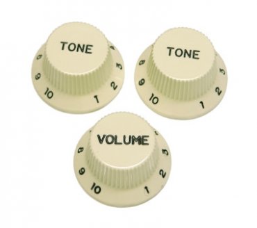 Set of strat knobs. Japan. Mintgreen.