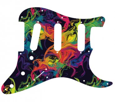 Pickguard USA Rainbow Swirl 3PLY SSS