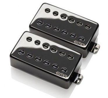EMG-LF-DMF Set Svart Krom