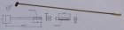 Truss rod 445 mm tumgnga