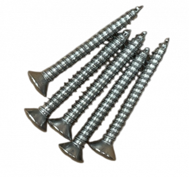 Skruv Stallmontering/Axelbandsknopp Japan 3X25 5 st Krom