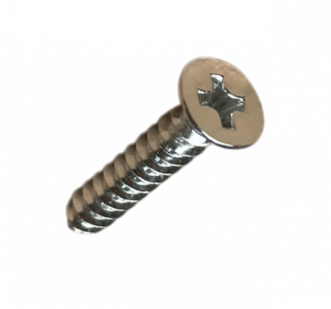 Skruv Stallmontering Japan 3X20 5 st Krom