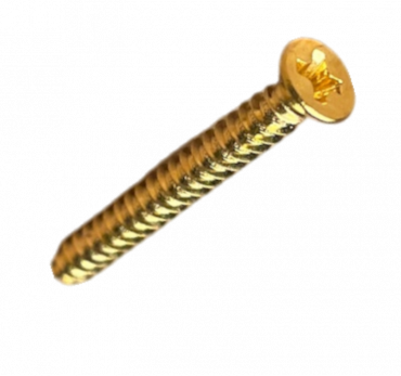 Humbucker Mounting Ring Screw Long (Bag of 4) Gold