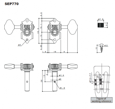 GOTOH SEP770 3+3 Nickel