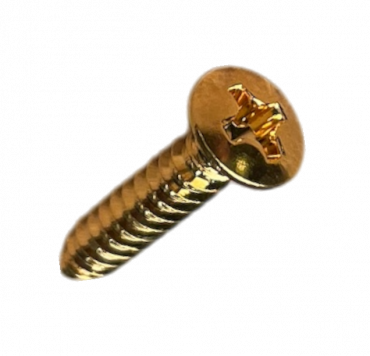 Skruv plektrumskydd till Fender, Japan l�ng 20st Guld