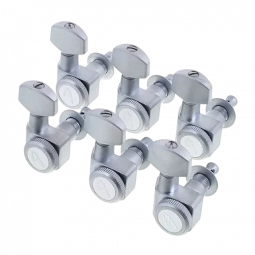 Fender� 6 In Line L�sbara Staggered Brushed Chrome