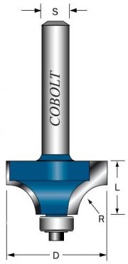 RADIUS ROUT BIT 9.5