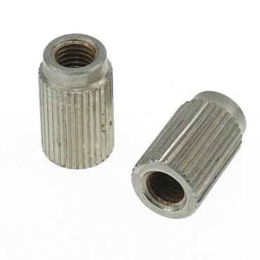 Faber 5/16-24 Inch Tailpiece Inserts (pair) Steel, aged nickel