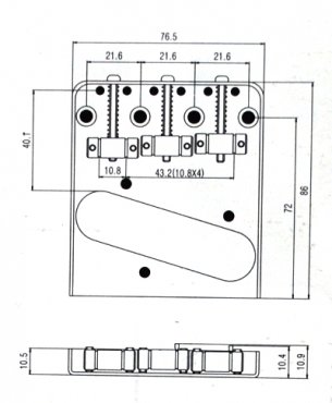 Vintage bridge for Tele