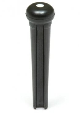 TUSQ Traditional Bridge Pins 2mm Black / White Dot (6 Pcs)