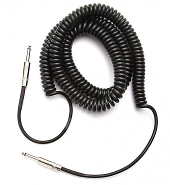 Gitarrkabel Planet Waves Spiral 9 m Svart