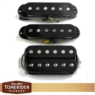 Tonerider HSS Alnico II set Black