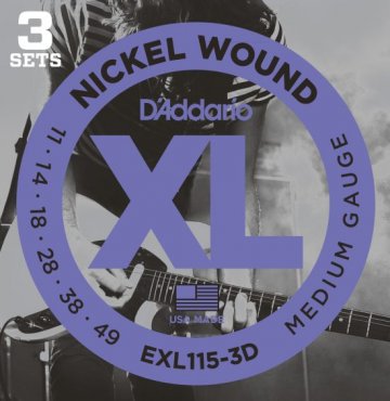 D'Addario EXL115 011-049 3P