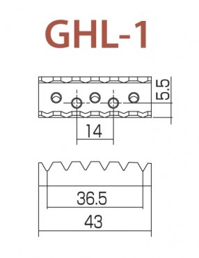 GOTOH Floyd Locking nut GHL-1 Black