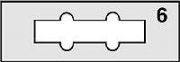 TEMPLATE JAZZ BASS PICKUP NECK