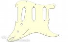 Pickguard USA Parchment 3PLY SSS