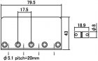 Basstall 4-strngars Japan krom