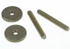 Faber 6-32 Inch '59 ABR Steel Studs Brass Thumbwheel Kit Aged Ni