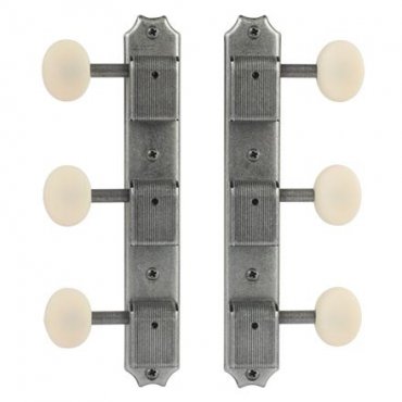 Golden Age Vintage-style 3-On-Plate Tuners Relic